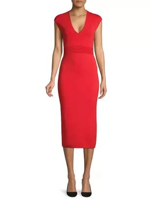 michael michael kors v neck cap sleeve dress|MICHAEL Michael Kors Cap.